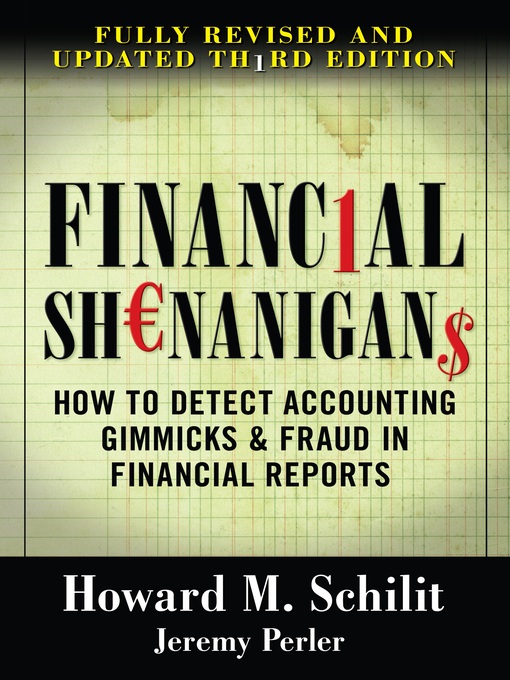 Title details for Financial Shenanigans by Howard M. Schilit - Wait list